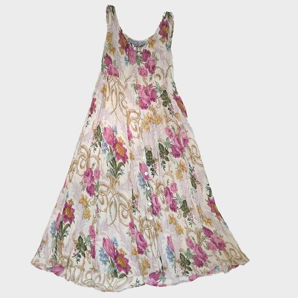 Gypsy Soul Maxi Dress Women's S Floral Boho Hippie Flowy Sleeveless Sundress - Picture 1 of 8